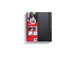 Papel 70 gr extra opaco Miquelrius Cuaderno A4 Evolution Professional 120 hojas - 100 cuadrícula + 20 lisas polipropileno negro