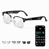 AI Translation Smart Glasses with Chat GPT for Men and Women, Bluetooth Sunglasses with Translator 164 Languages and Color-Change Lens, Music Playback & Hands-Free Calls, UV & Blue Light Protection