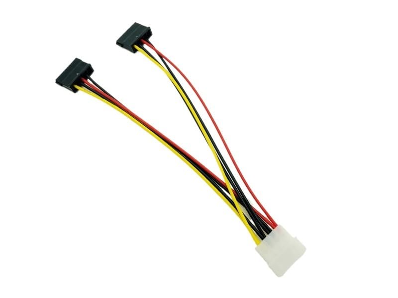 5 cables SATA divisor de energía 20 cm miniatura 2