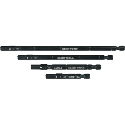 Image of Klein Tools 32944 Flip Socket Replacement Hex Shafts for Klein Flip Sockets, 2-Inch to 6-1 /2-Inch, 4-Pack