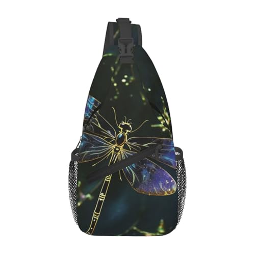 Bolso tipo Sling para mujeres y hombres color negro