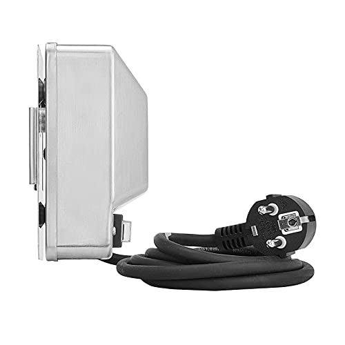 Onlyfire Edelstahl Grillmotor für Grillspieß,BBQ Rotisserie,2U/M(Umdrehungen pro Minute)-50/60Hz-4 Watt