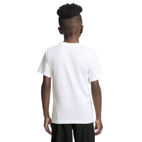 Image of Messi Boys' Lifestyle Short Sleeve T-Shirt, Slim-fit Graphic Tee, Cotton Blend Fabric