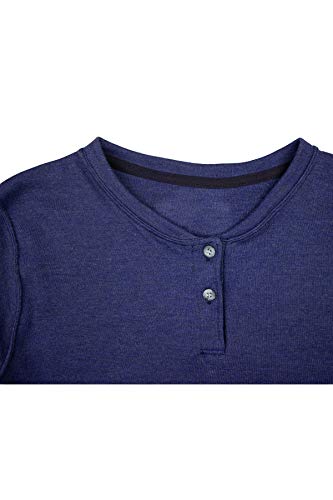 NLA Union Line FR 10899-01-L Long Sleeve FR T-Shirt, Large, Navy, Made in The USA4