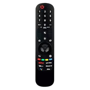 Controle remoto mágico MR22GA AKB76039902 AN-MR22GA compatível com LG NanoCell QNED OLED evo Mini-LED 4K 8K UHD Smart webOS TV com função de reconhecimento de voz 70NANO75UQA OLED77C2PUA