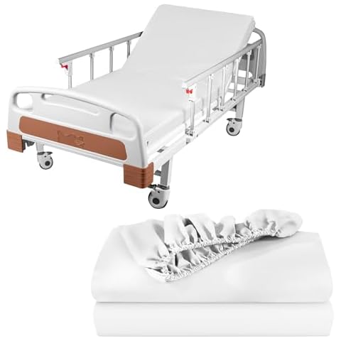 Linteum Textile Soft-Fit Contour Hospital Bed Fitted Sheet Cover