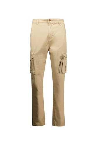 Deeluxe - Pantalon Cargo Homme Kenai Pantalon Multi-Poches avec Zip Coupe Confortable Style Utilitaire Casual