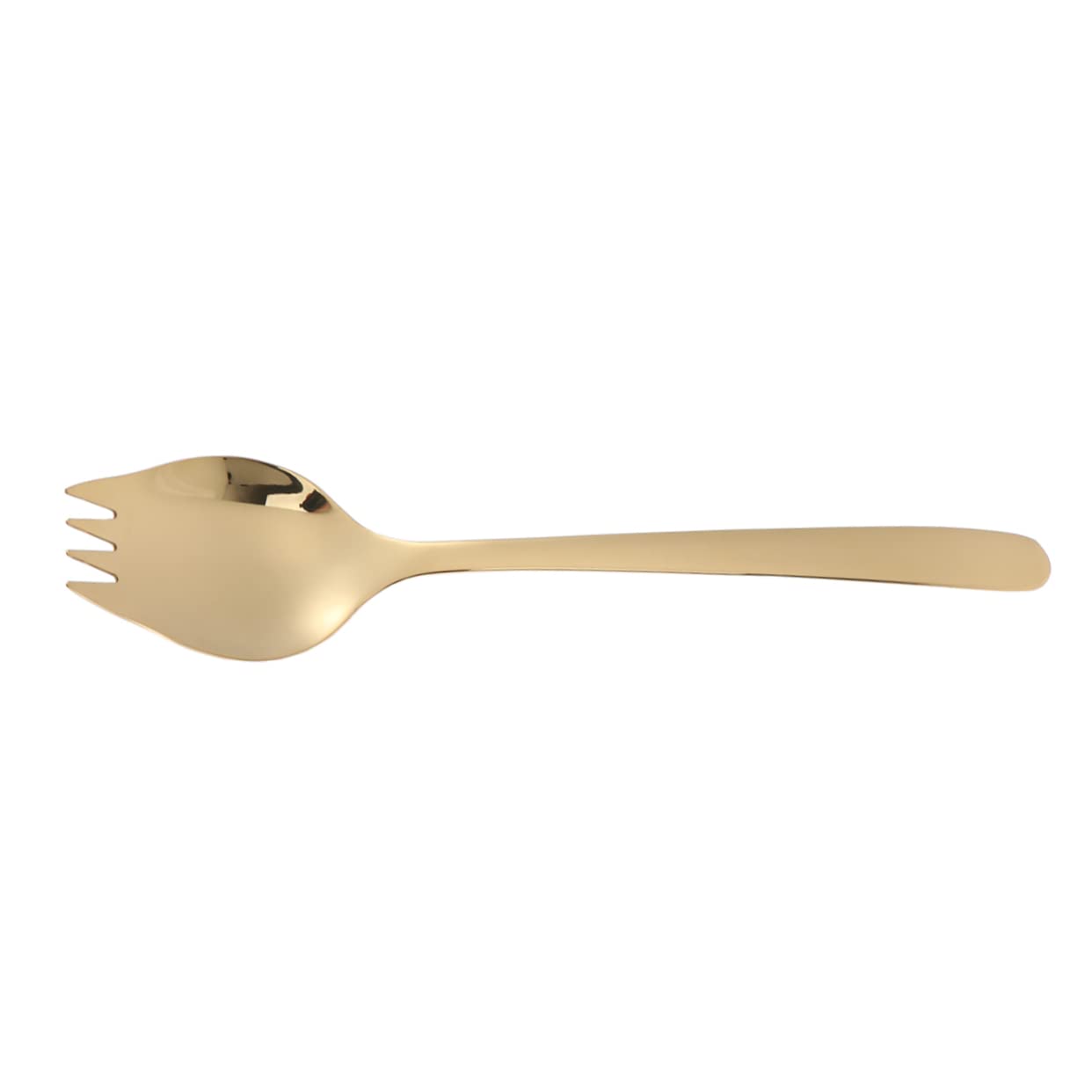 CONGARTENO 304 Stainless Steel Spoon Tableware Decor Salad Spoon Pasta Spoon Kitchen Utensil Bread Salad Spork Serving Spoons Defroster Door Salad Servers Spoon Checkered Para Stickers Golden