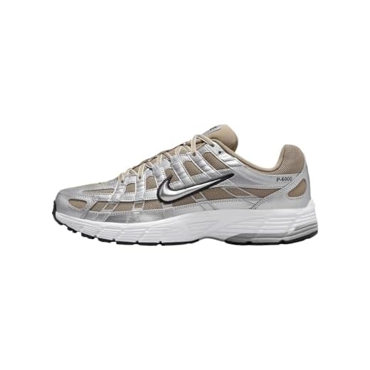 Nike P-6000 Men's Shoes (HQ3030-200, Khaki/Metallic Platinum/Pure Platinum/) Size 12