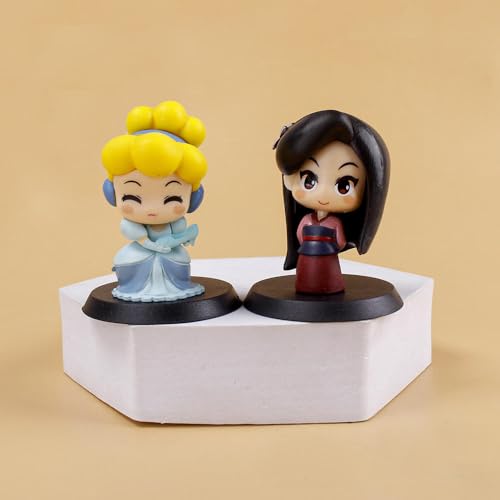 Image of Mini Action Figures, Multiple Character Collectible Set, Car Dashboard, Decoration and Cake Topper Toys for Fans 5-15 cm (9 Cute Little Princess Anime Set)