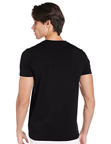 Tommy Hilfiger Homme T-shirt Core Stretch Slim Cneck Tee Noir (Flag Black 083) Medium - Image 3
