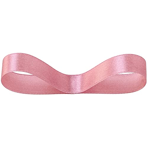 ヘッズ サテンリボン 1.6cm×20m巻 スモーキーピンク 1巻 16mm幅 HEADS 1606R