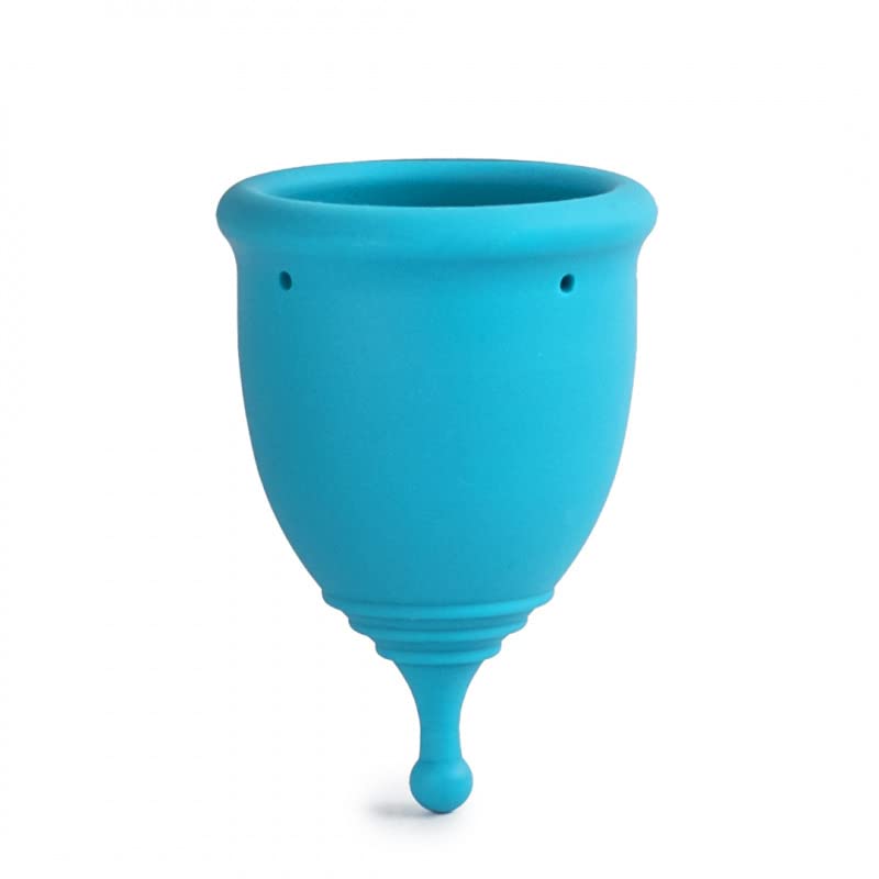 Diversual Mia Cup, Copa Menstrual, Silicona Médica (Azul, Mediana)