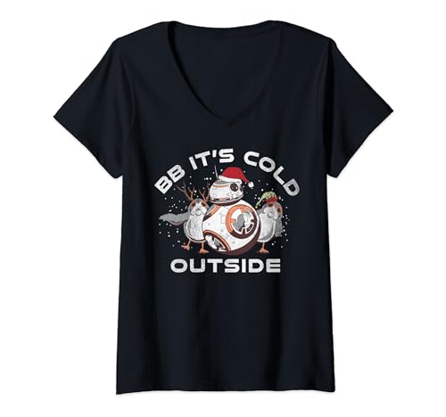 T-shirt Star Wars femme col V pour rester stylée et confortable malgré le froid