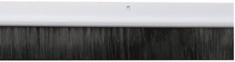 Action Industries Garage Door Brush Weather Seal With Aluminum Retainers With 1 In. Brush With Light Color Doors 109-0029 - The Home Depot