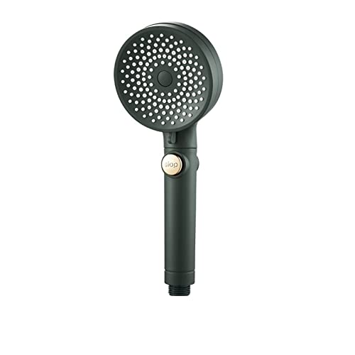 Pomme de douche haute pression avec bouton arrêt et économie d'eau