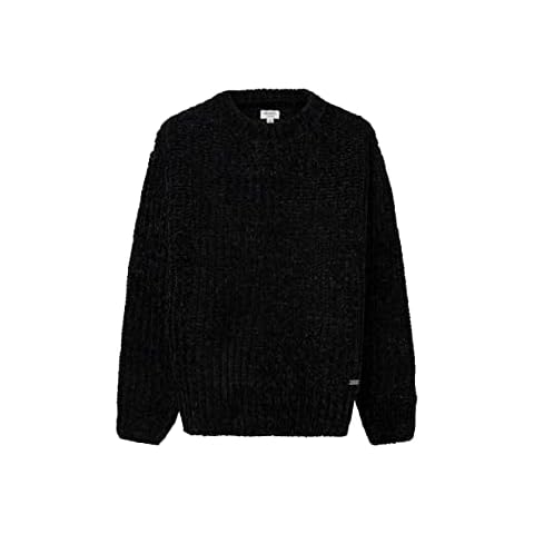 Pepe Jeans Boys' Black Liane Sweater Cover