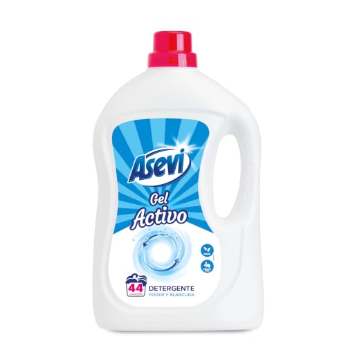 Asevi Detergente Líquido para Lavadora Gel Activo 44 Lavados