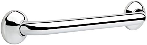 Delta Lahara (1-Pack) 16 x 1.25 Inch Shower Grab Bar Seniors ADA Compliant Bright Stainless Steel 450 lb Capacity Bathroom Safety Handle for Shower, Bathtub, Grip DF59816-BS1-XX image 5