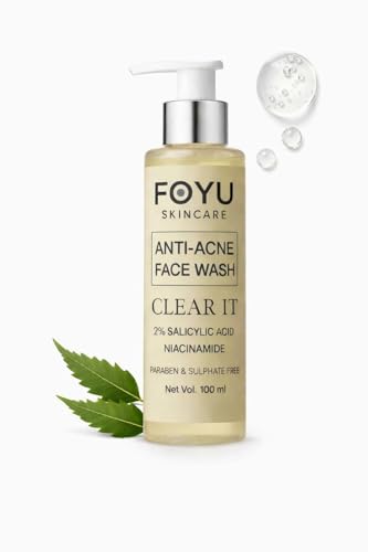 FOYU Skincare's Anti-Acne "CLEAR IT" Face Wash, with 2% Salicylic...