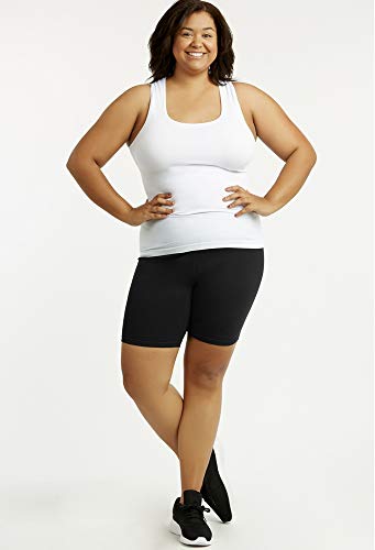 Popular Bike Shorts Women Plus Size - Soft Cotton Biker Shorts. Great Gym, Workout, Running, Yoga Shorts or Any Activity3