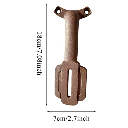 Soportes de ventilador de techo de aluminio resistente, juego de 5 piezas para interior 6