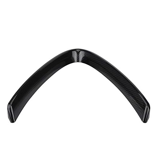 Bilinteriör Front Grill Skyddsramöverdrag Trim Lämplig för Alfa Romeo Giulia 2016-2018 Självhäftande Design