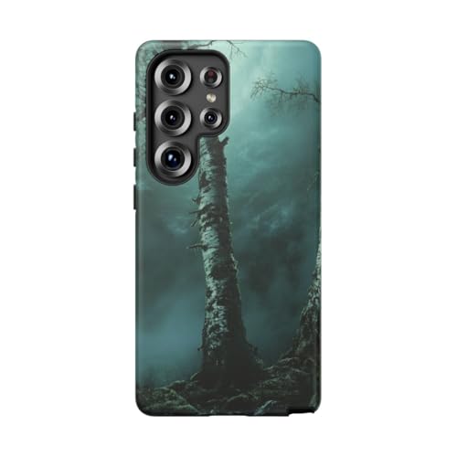 Coque Galaxy S25 Ultra antichoc foret de bouleaux rigide mate