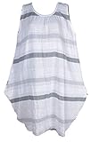  Damen Lagenlook Sommer Ballon Tunika Bluse Kleid Shirt 44 46 48 50 52 54 56 58 60 L XL XXL 3XL 4XL Maritim Print Urlaub Strand zu Hose Kombi Top (58)