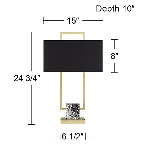 Lámparas de mesa modernas doradas juego 2, 63 cm alto miniatura 4