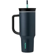 Owala Triple Layer Insulated Stainless Steel Tumbler with Spill Resistant Lid, Straw, and Carry H...