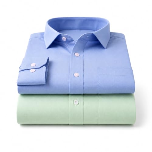 Image of Men's Solid Formal Shirt | Premium Cotton Rich Full Sleeves Shirt | Comfort Fit Office Wear Shirt with Single Chest Pocket | Stylish Casual & Formal Shirt for Men