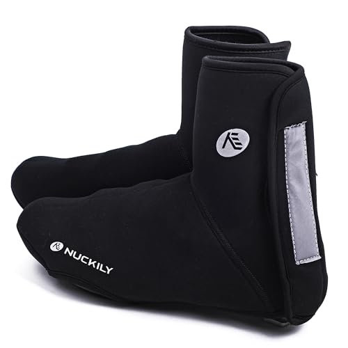 Cubrezapatos térmicos para ciclismo para clima frío, protector de dedos resistente al viento para hombres y mujeres miniatura 5