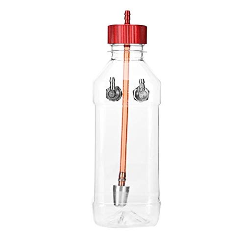 SUNWOW RC Engine Gas Fuel Tank, Remote Control Model Accessory Parts Transparent Plastic Fuel Tank for RC Airplane(360ml(26-40CCFor Aircraft)) - Thumbnail 2