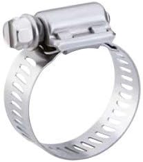 Breeze 10 Pack 300-20H Aero-Seal Marine Grade Stainless Steel Hose Clamp Effective Diameter Range: 13/16 - 1-3/4 (21mm - 44mm)