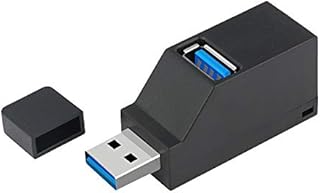 EasyULT 3-Port USB 3.0 Hub (2 USB 2.0 + USB 3.0), Premium 3-Port Aluminum Mini USB 3.0 Hub, Portable USB Splitter for Macbook, Mac Pro/mini, iMac, Surface Pro