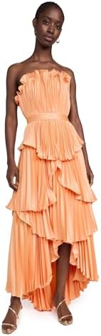 AMUR Women&#39;s Janey Tiered Shell Midi Dress