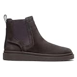 Clarks Premium Botas Paulton Easy Chelsea para hombre, piel negra, talla 44, Piel negra, 43.5 EU