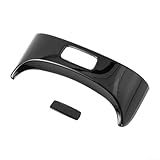 AugustknowU Armlehnenknopfverkleidung aus ABS für Mercedes E-Klasse W214 E200 E220 E260 E300 E450 2024 2025 2026 Fahrzeugmodelle(Glänzend Schwarz)