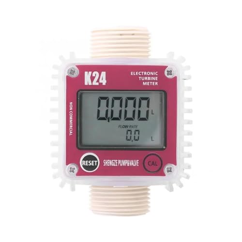 Compteur K24 numérique pour huile et carburant industriel bleu