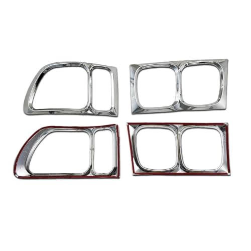 Cubierta luz trasera coche Toyota Ipsum 1996-2001 abs cromado plateado 4