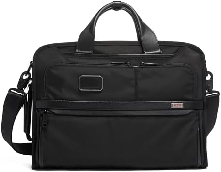 TUMI - Alpha Slim Three Way Briefcase - Versatile Travel Laptop TUMI - Alpha Slim Three Way Briefcase - Versatile Travel Laptop