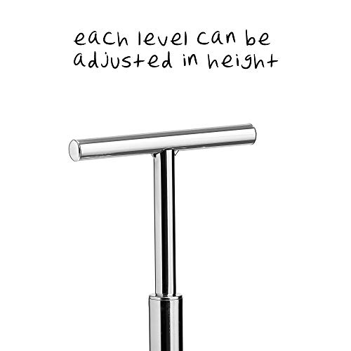Honey-Can-Do 3 Tier Chrome Shoe Tree, 25 Lbs #TOP6