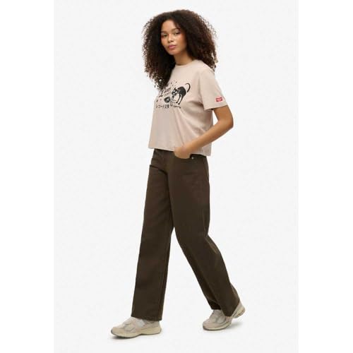Jogging Superdry Pantalon Baggy Taille Mi Haute FR - vue 6