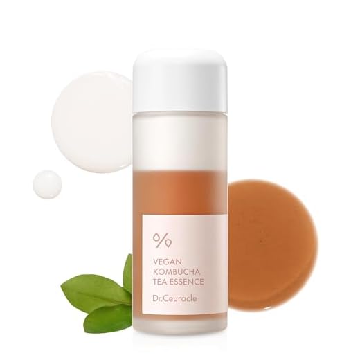 Vegan Kombucha Cream Essence, Cruelty FreeㅣThe most Effective all-in-one serumㅣKorean Skin Care Contains Kombucha, Tea extract 78%, Camellia, Sunflower Seed OilㅣNot Tested On Animals | Dr.Ceuracle
