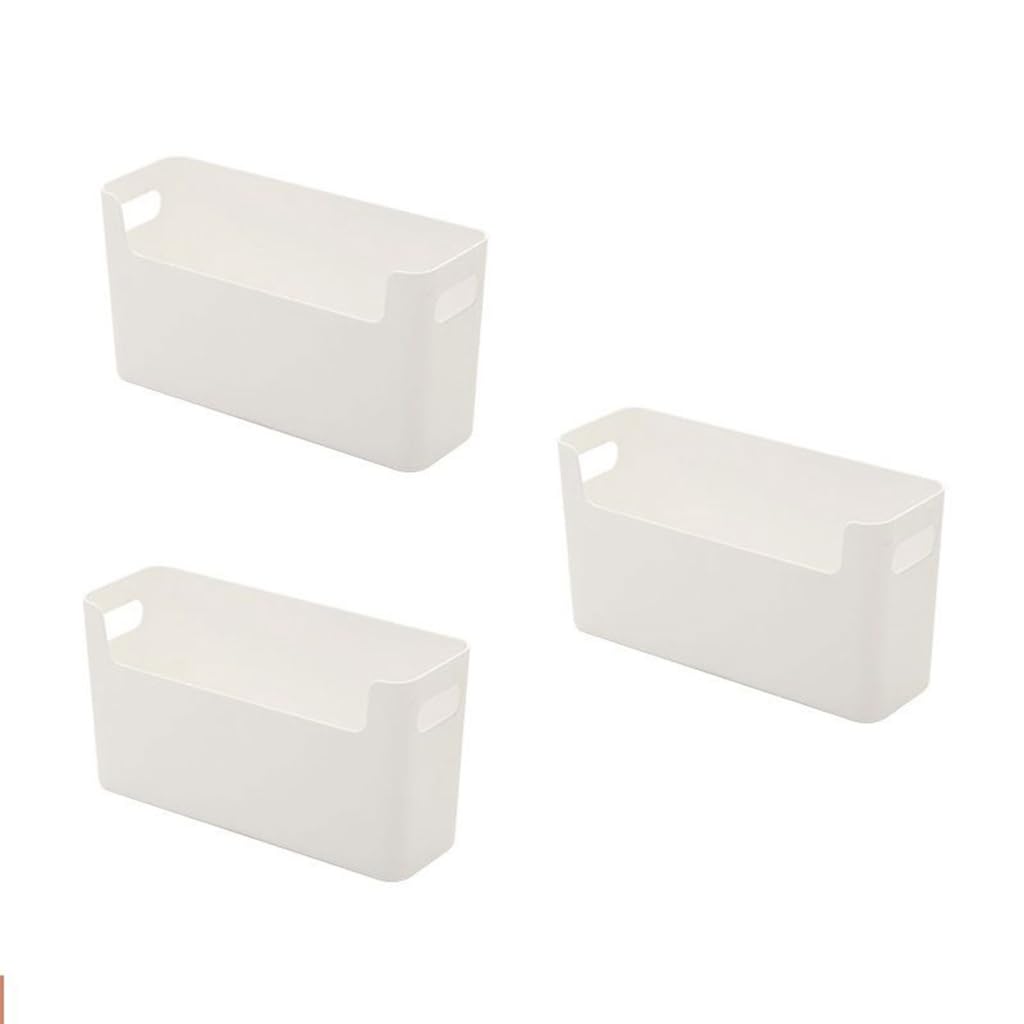 3 cajas organizadoras montadas en la pared, solución de almacenamiento que ahorra espacio, sin necesidad de taladrar