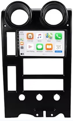 9 inch Car Stereo for Hummer H2 2002-2007 Android 15 Touch Screen Car Radio with Navigation GPS SWC WIFI BT FM RDS Mirror link Backup Camera Wireless Carplay(H1 2+32G)