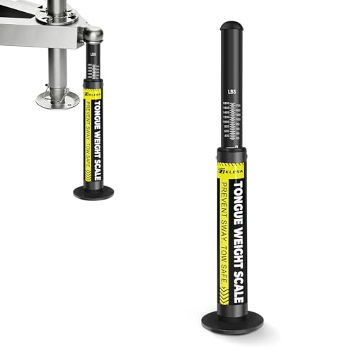 Trailer Tongue Weight Scale, Maximum Capacity 1800 lbs, Compatible with Various Coupler Sizes, Draw Weight Scale for Safe Trailers, Weight Distribution and Anti-sway.