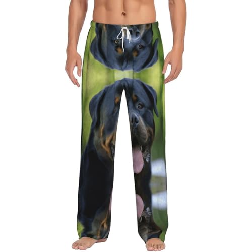 Pantalon de pyjama en flanelle homme chaud confortable avec poches latérales