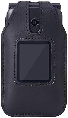 Fitted Leather Case for Cricket Debut Flip (U102AC), AT&T Cingular Flip IV, Flip 4 (U102AA), Features: Rotating Belt Clip, Screen & Keypad Protection, Secure Fit Fitted Leather Case for Cricket Debut Flip (U102AC), AT&T Cingular Flip IV, Flip 4 (U102AA), Features: Rotating Belt Clip, Screen & Keypad Protection, Secure Fit